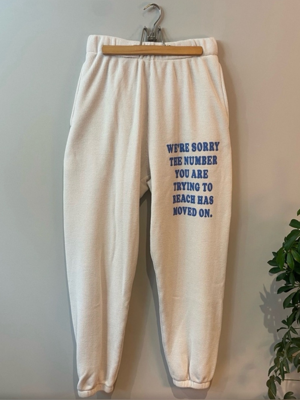 BOYS LIE waffle knit sweatpants